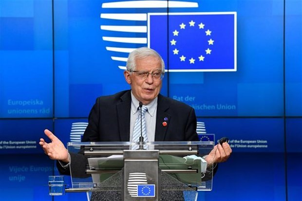EU cần hỗ trợ các nước láng giềng của Afghanistan Đại diện cấp cao của EU ông Josep Borrell.(Nguồn: AFP/TTXVN)