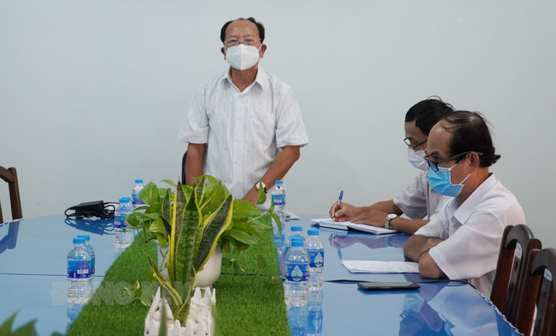 113.446 test nhanh sẽ thực hiện trong chiến dịch tầm soát đến 10-9-2021 Giám đốc Sở Y tế Ngô Văn Tán chủ trì cuộc họp trực tuyến với Ban thường trực BCĐ 9 huyện, thành phố.