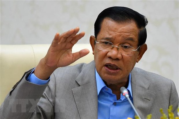 Thủ tướng Campuchia Hun Sen. Ảnh: AFP/TTXVN