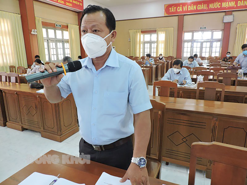 Đại biểu tham gia phát biểu tại hội nghị. Ảnh: P. Tuyết