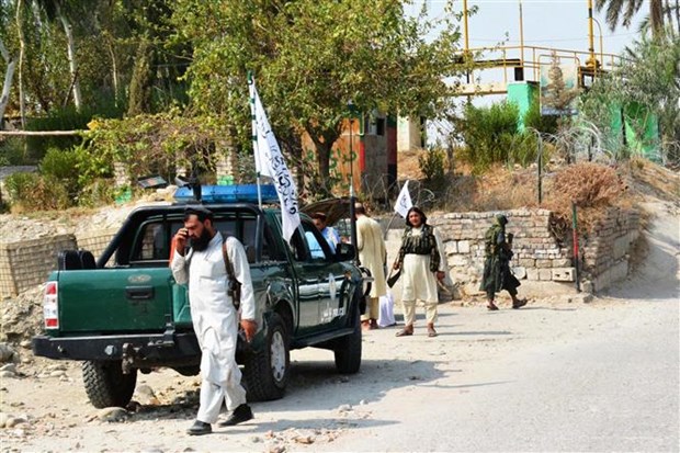 Các nước G20 ấn định thời gian tổ chức hội nghị về Afghanistan Lực lượng Taliban ở thành phố Jalalabad, tỉnh Nangarhar, miền Đông Afghanistan. (Ảnh: AFP/TTXVN)