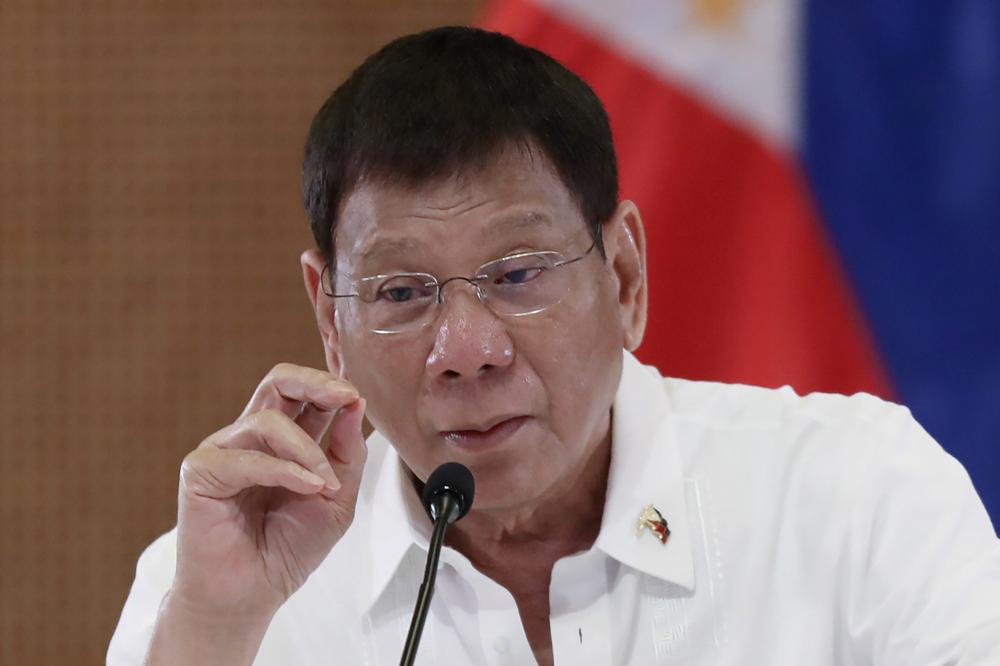 Tổng thống Philippines, Duterte sẽ không tranh cử phó tổng thống trong cuộc bầu cử năm 2022 như kế hoạch đã thông báo. Ảnh: AP