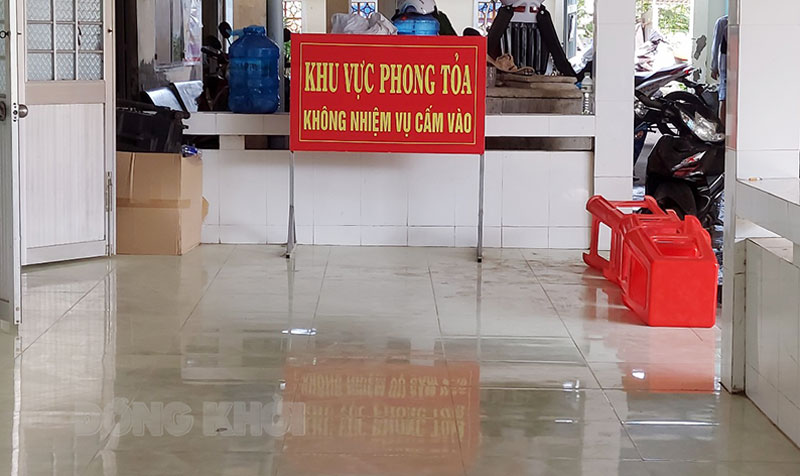 Đến 6 giờ ngày 4-10-2021, tỉnh có 8 ca mắc Covid-19 Khu phong tỏa phòng chống dịch.