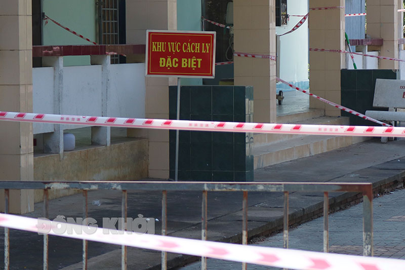 Khu điều trị F0 Trung tâm Y tế huyện Bình Đại.