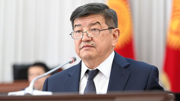 Ông Akylbek Japarov được bổ nhiệm làm người đứng đầu chính phủ Kyrgyzstan. Nguồn: akipress.com