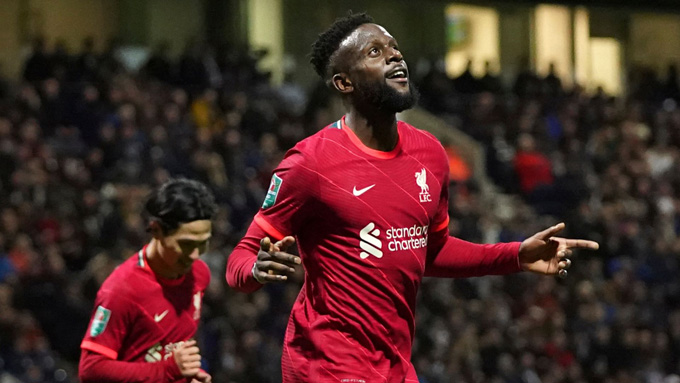 Origi và Minamino cùng lập công ở trận Preston North End vs Liverpool