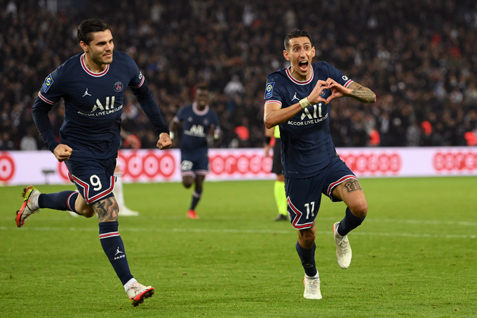 Ngược dòng trong 14 phút Di Maria tỏa sáng ở trận PSG vs Lille với 1 bàn thắng và 1 kiến tạo
