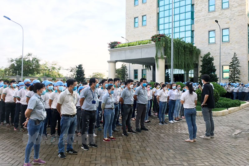 Huyện quan tâm thực hiện tốt các chính sách hỗ trợ doanh nghiệp hoạt động trở lại sau ảnh hưởng dịch Covid-19.