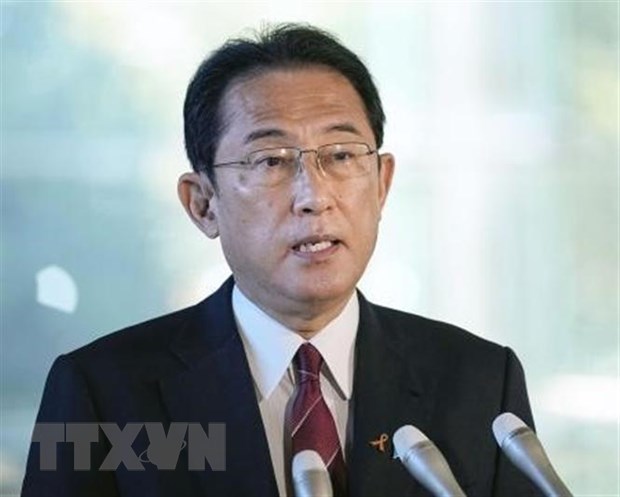 Ông Fumio Kishida tái đắc cử chức Thủ tướng Nhật Bản Thủ tướng Nhật Bản Fumio Kishida tại cuộc họp báo ở Tokyo, ngày 4-11-2021. Ảnh: Kyodo/TTXVN