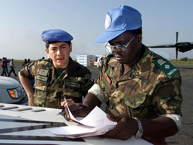 Các nhân viên làm việc cho LHQ tại Addis Ababa, Ethiopia. Ảnh: AFP/TTXVN