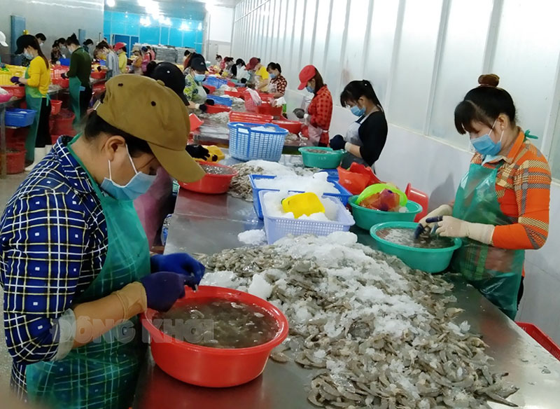 Doanh nghiệp Bình Đại đồng hành phòng chống dịch Covid-19 100% doanh nghiệp, cơ sở sản xuất, kinh doanh trên địa bàn huyện Bình Đại đã hoạt động trở lại.