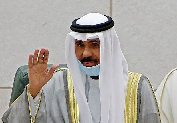 Quốc vương Kuwait chấp thuận đơn từ chức của chính phủ Quốc vương Sheikh Nawaf al-Ahmad al-Jaber al-Sabah. (Ảnh: AFP/TTXVN)