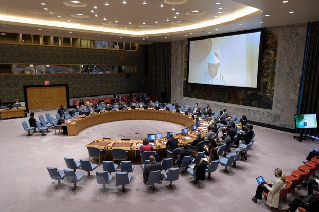Toàn cảnh một cuộc họp của Hội đồng Bảo an Liên hợp quốc tại New York, Mỹ. Ảnh: THX/TTXVN