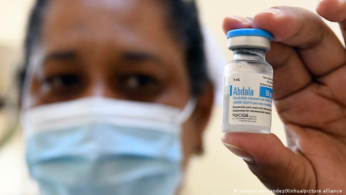Vaccine Abdala của Cuba. Ảnh: Xinhua