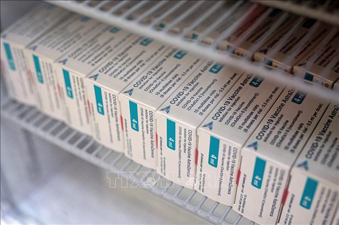 Vaccine ngừa COVID-19 của AstraZeneca. Ảnh: AFP/TTXVN