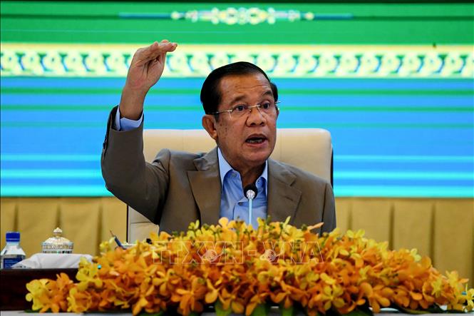 Thủ tướng Campuchia Samdech Techo Hun Sen. Ảnh: AFP/TTXVN