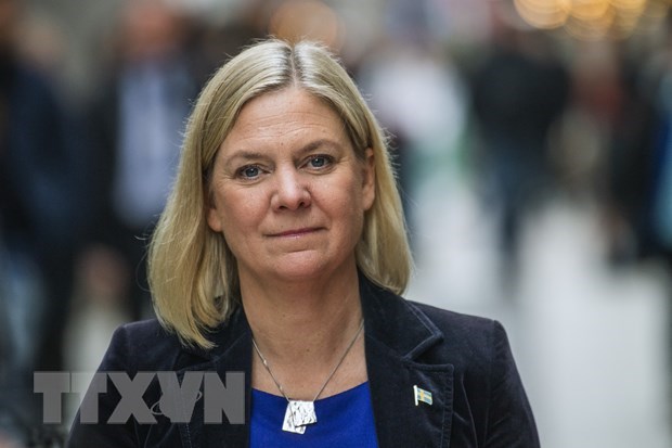 Bà Magdalena Andersson. Ảnh: AFP/ TTXVN