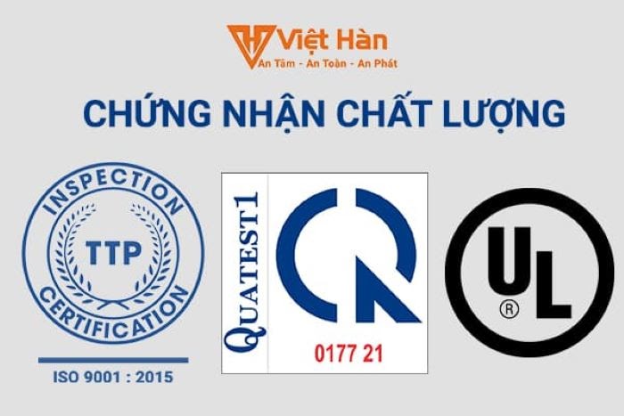 Dây cáp thương hiệu Việt Hàn có nhiều chứng nhận chất lượng