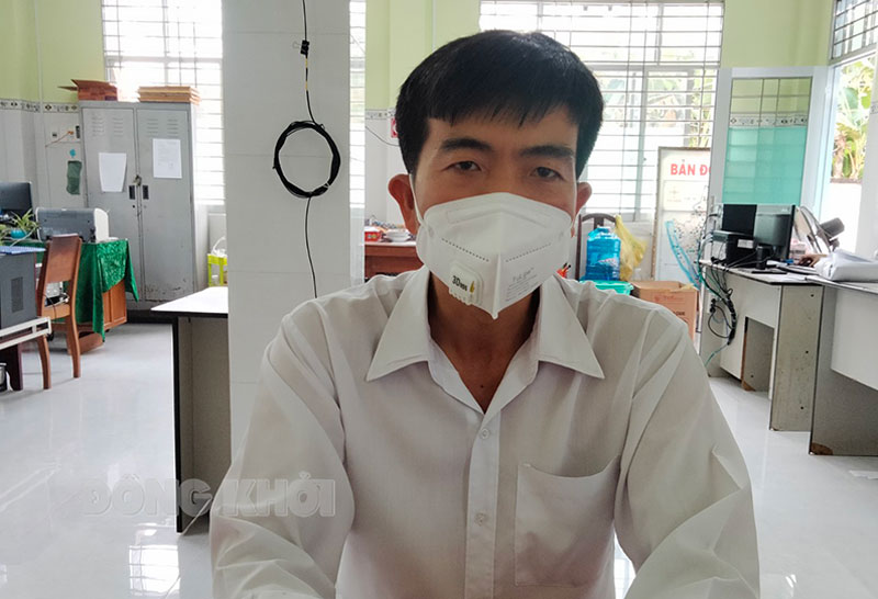 Trưởng khoa Kiểm soát bệnh tật và HIV/AIDS -  Trung tâm Y tế huyện Giồng Trôm Từ Minh Hậu.