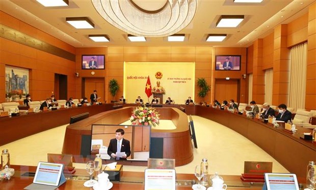 Ban Dân nguyện chủ động giải quyết, trả lời ý kiến phản ánh của cử tri Quang cảnh một phiên họp của Ủy ban Thường vụ Quốc hội. Ảnh: Phương Hoa/TTXVN