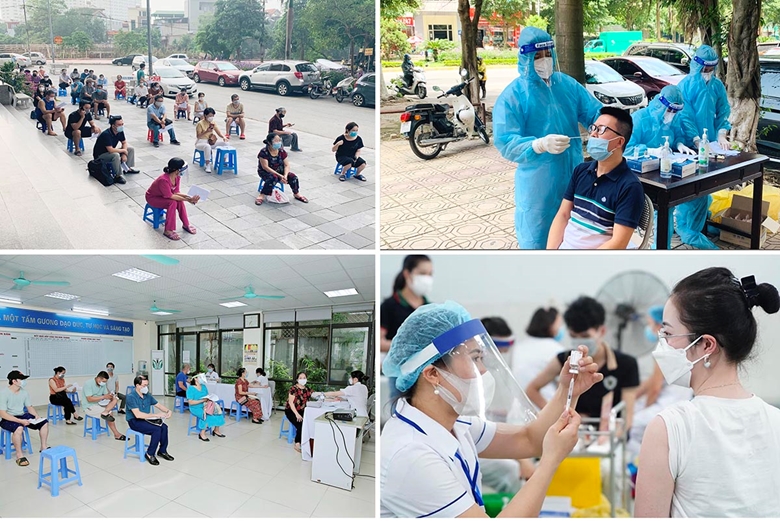 Đẩy mạnh phát triển kinh tế xã hội, đồng thời bảo đảm thực hiện nghiêm nguyên tắc 5K, đẩy mạnh hơn nữa tốc độ tiêm vaccine an toàn, khoa học, hiệu quả.