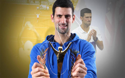 Tay vợt số một thế giới Novak Djokovic