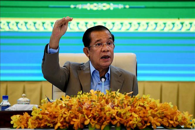 Thủ tướng Campuchia Samdech Techo Hun Sen. Ảnh tư liệu: AFP/TTXVN