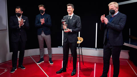 Lewandowski giành FIFA The Best 2021