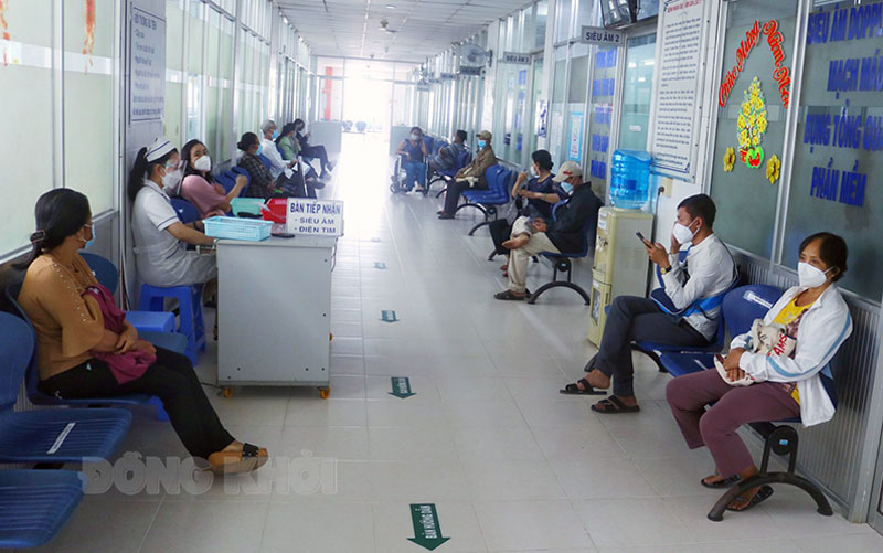 Bệnh nhân đến khám tại BV Đa khoa Minh Đức.