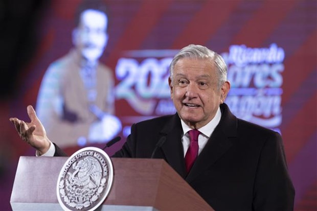 Tổng thống Mexico Andres Manuel Lopez Obrador. Ảnh: THX/TTXVN
