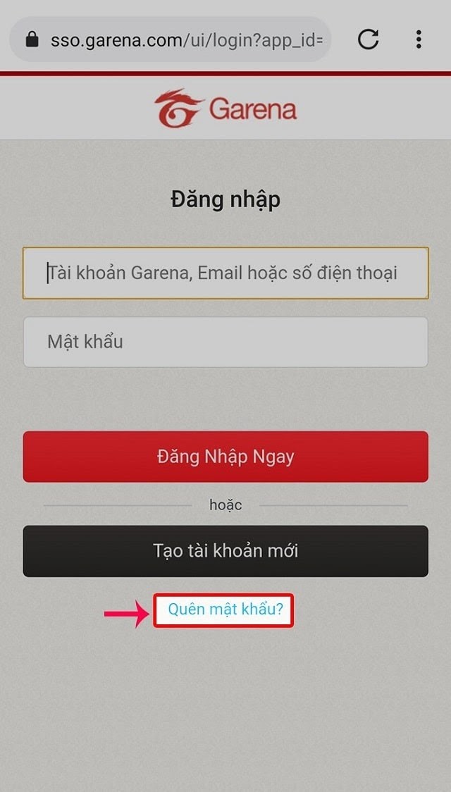 Tổng hợp 3 cách lấy lại mật khẩu tài khoản Garena Nhanh như chớp