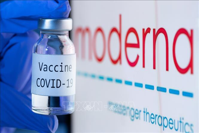 Vaccine ngừa COVID-19 của hãng dược phẩm Moderna. Ảnh: AFP/TTXVN