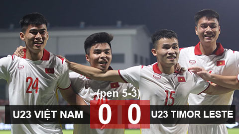 U23 Việt Nam vào chung kết gặp Thái Lan