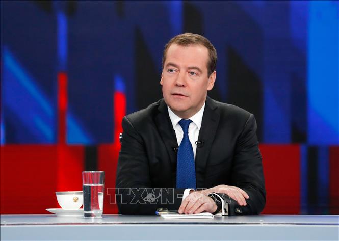 Phó Chủ tịch Hội đồng An ninh Nga Dmitry Medvedev. Ảnh: AFP/TTXVN