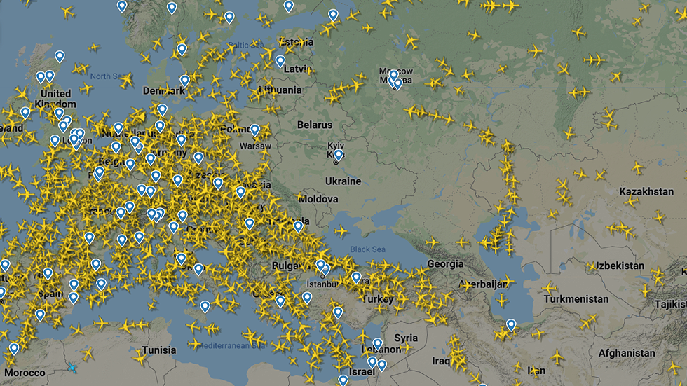 Xung đột Nga-Ukraine vẽ lại bản đồ hàng không châu Âu - Báo Đồng ...
