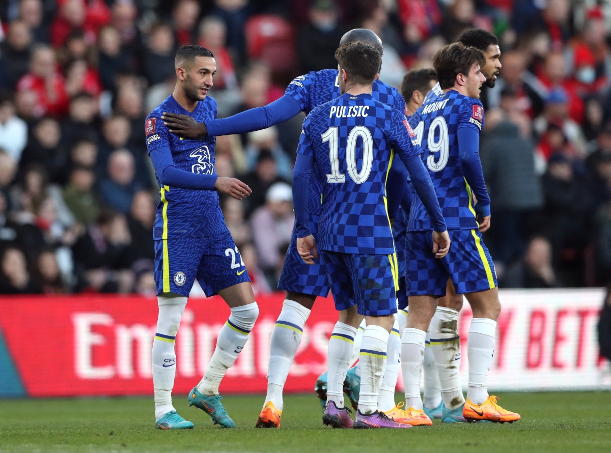 Chelsea tiến vào bán kết FA Cup. Ảnh: Reuters