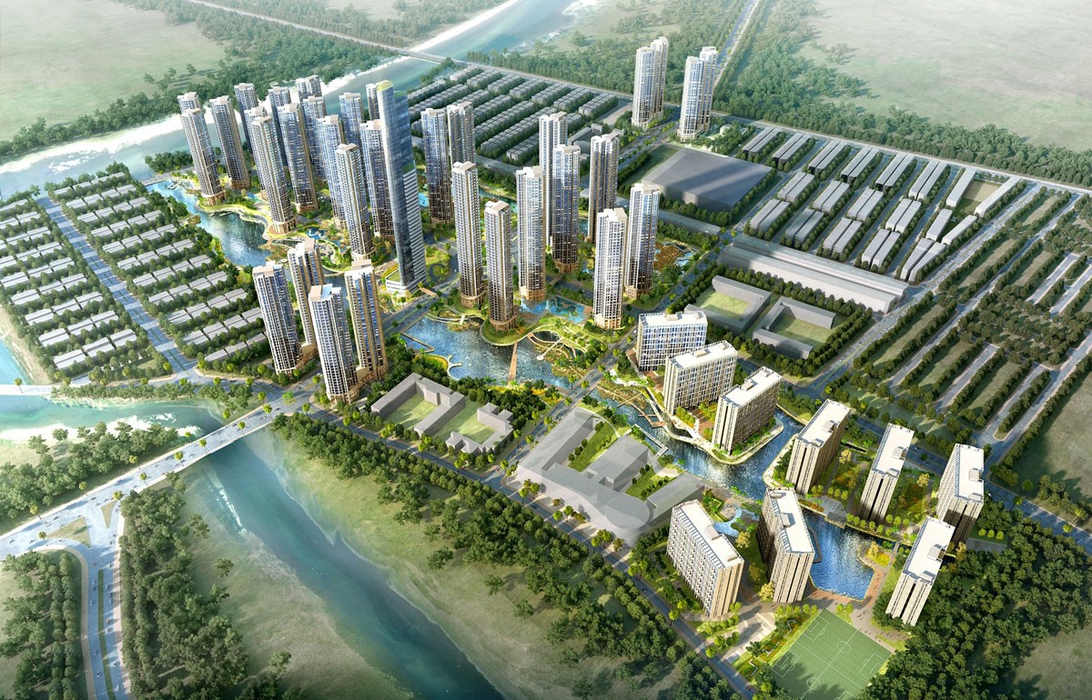 Tiến độ The Global City đã hoàn thành những hạng mục nào?| SaleReal Phối cảnh khu đô thị The Global City