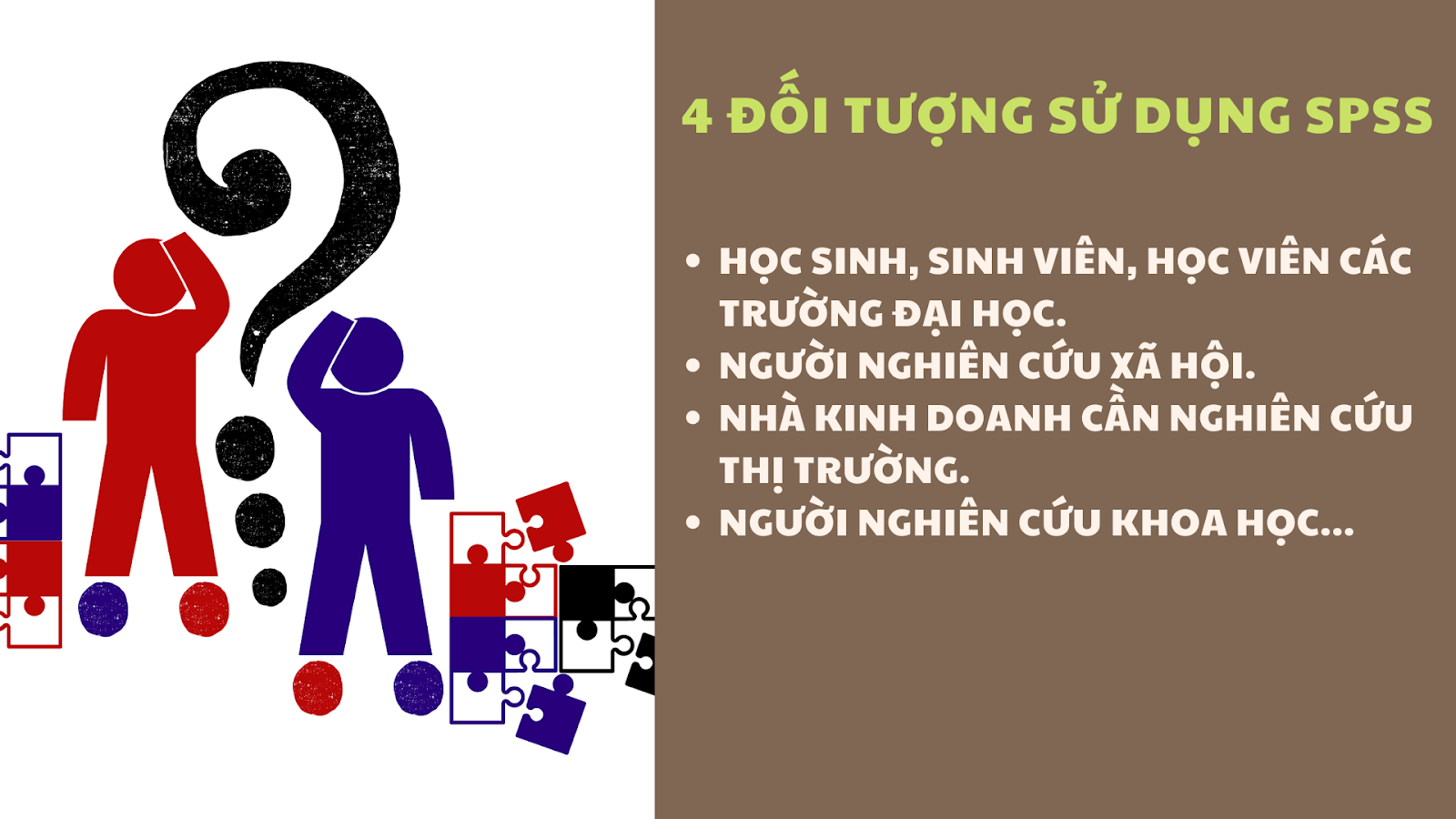 4 Đối tượng sử dụng SPSS