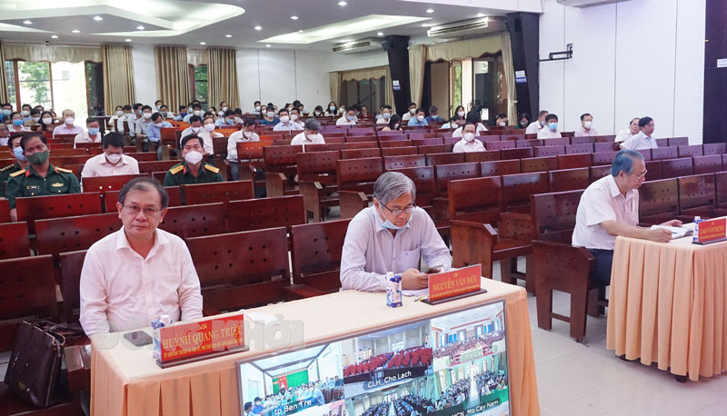 Các đại biểu tham dự tại điểm cầu tỉnh.