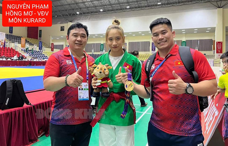 Vận động viên Phạm Nguyễn Hồng Mơ tại SEA Games 31. Ảnh: CTV