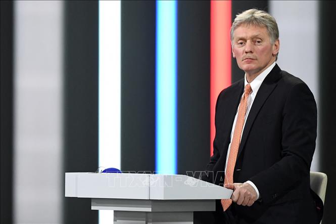 Nga bác thông tin ngừng cung cấp khí đốt cho Phần Lan Người phát ngôn Điện Kremlin Dmitry Peskov phát biểu tại một cuộc họp báo ở Moskva. Ảnh: AFP/TTXVN