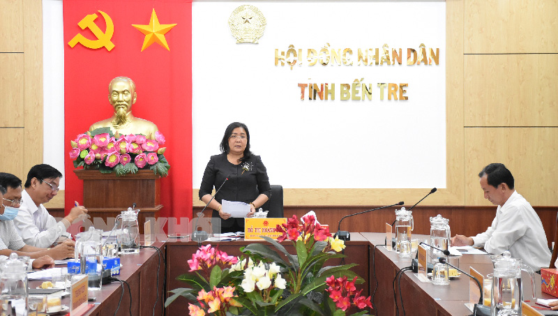 Phó bí thư Thường trực Tỉnh ủy - Chủ tịch HĐND tỉnh kết luận buổi giám sát.
