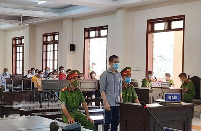 Bị cáo Lê Nhật Minh tại tòa.