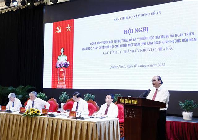 Chủ tịch nước Nguyễn Xuân Phúc phát biểu chỉ đạo. Ảnh: TTXVN