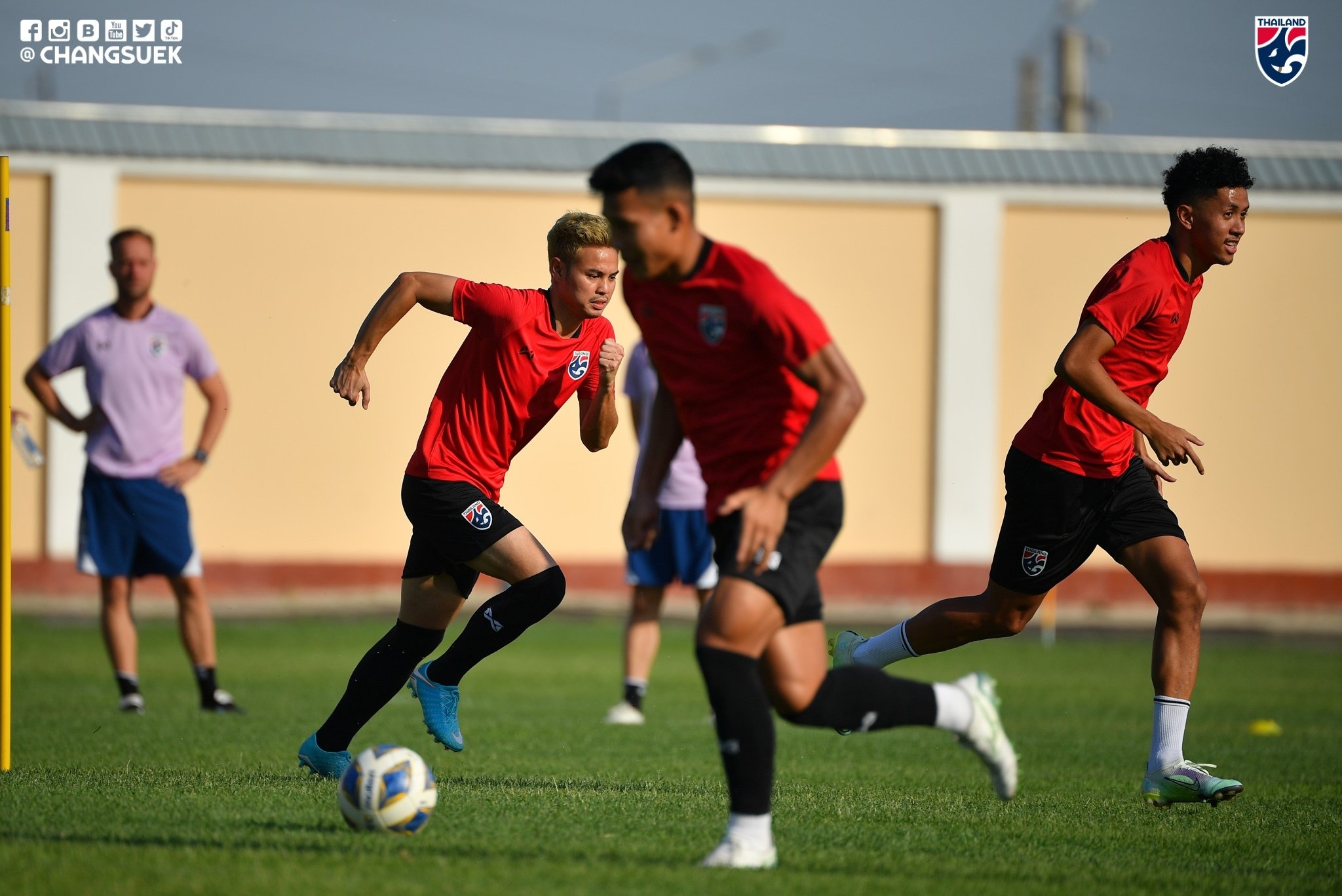 ĐTQG Thái Lan bị tiêu chảy hàng loạt trong quá trình chuẩn bị tham dự vòng loại Asian Cup 2023 tại Uzbekistan - Ảnh: FAT