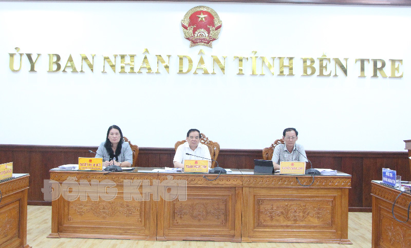 Họp thành viên UBND tỉnh lệ kỳ tháng 6-2022 Chủ trì cuộc họp.