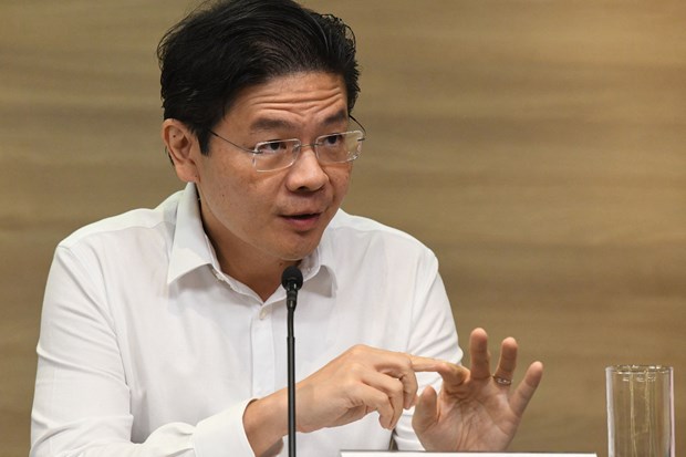 Ông Lawrence Wong chính thức trở thành Phó Thủ tướng Singapore Ông Lawrence Wong phát biểu tại cuộc họp báo ở Singapore ngày 27-1-2020. (Ảnh: AFP/TTXVN)