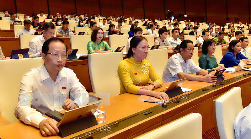 Đoàn ĐBQH tỉnh Bến Tre tham dự kỳ họp thứ 3 tại Phòng Diên Hồng, Nhà QH.
