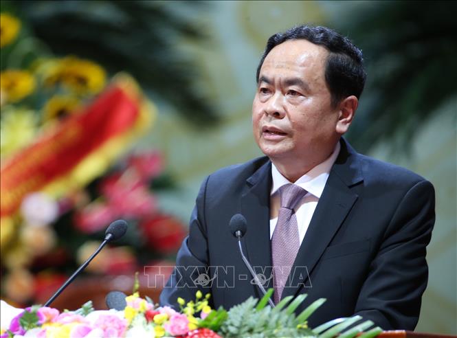 Báo chí là cầu nối hữu hiệu giữa cơ quan dân cử với cử tri và nhân dân cả nước Phó chủ tịch Thường trực Quốc hội Trần Thanh Mẫn. Ảnh: TTXVN