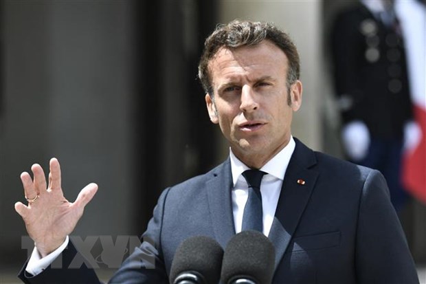 Tổng thống Pháp Emmanuel Macron. (Ảnh: AFP/TTXVN)